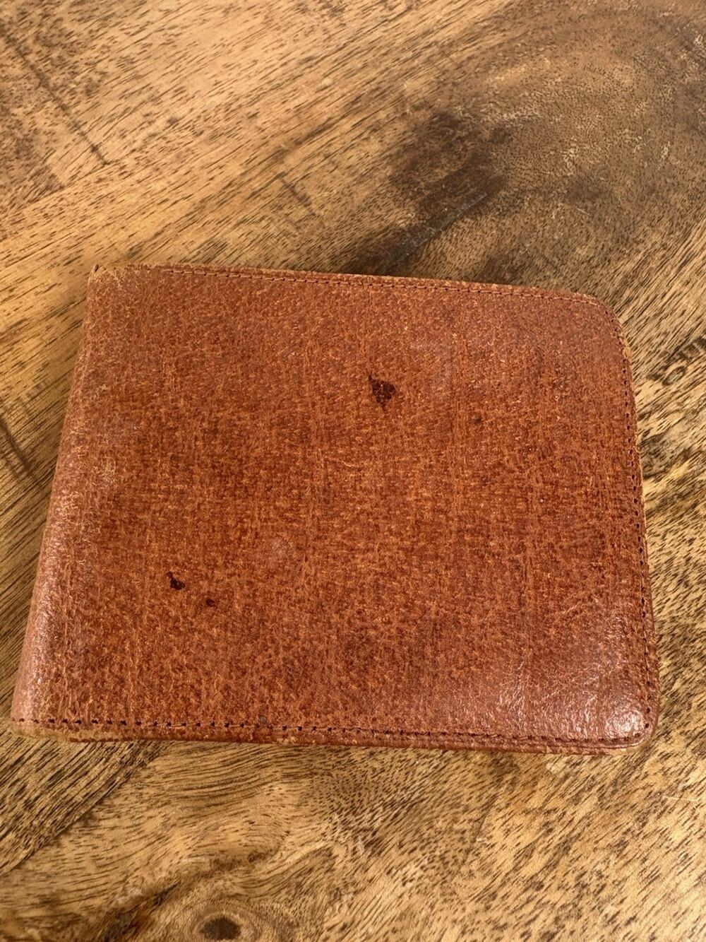 Vintage Buffalo PIGSKIN Wallet ID